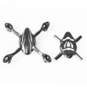 Coque Hubsan Leds H107-A31 noir et argent 