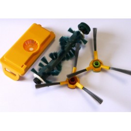 Kit brosses + filtre pour robots aspirateurs ECOVACS D76