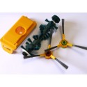 Kit brosses + filtre pour robots aspirateurs ECOVACS D76